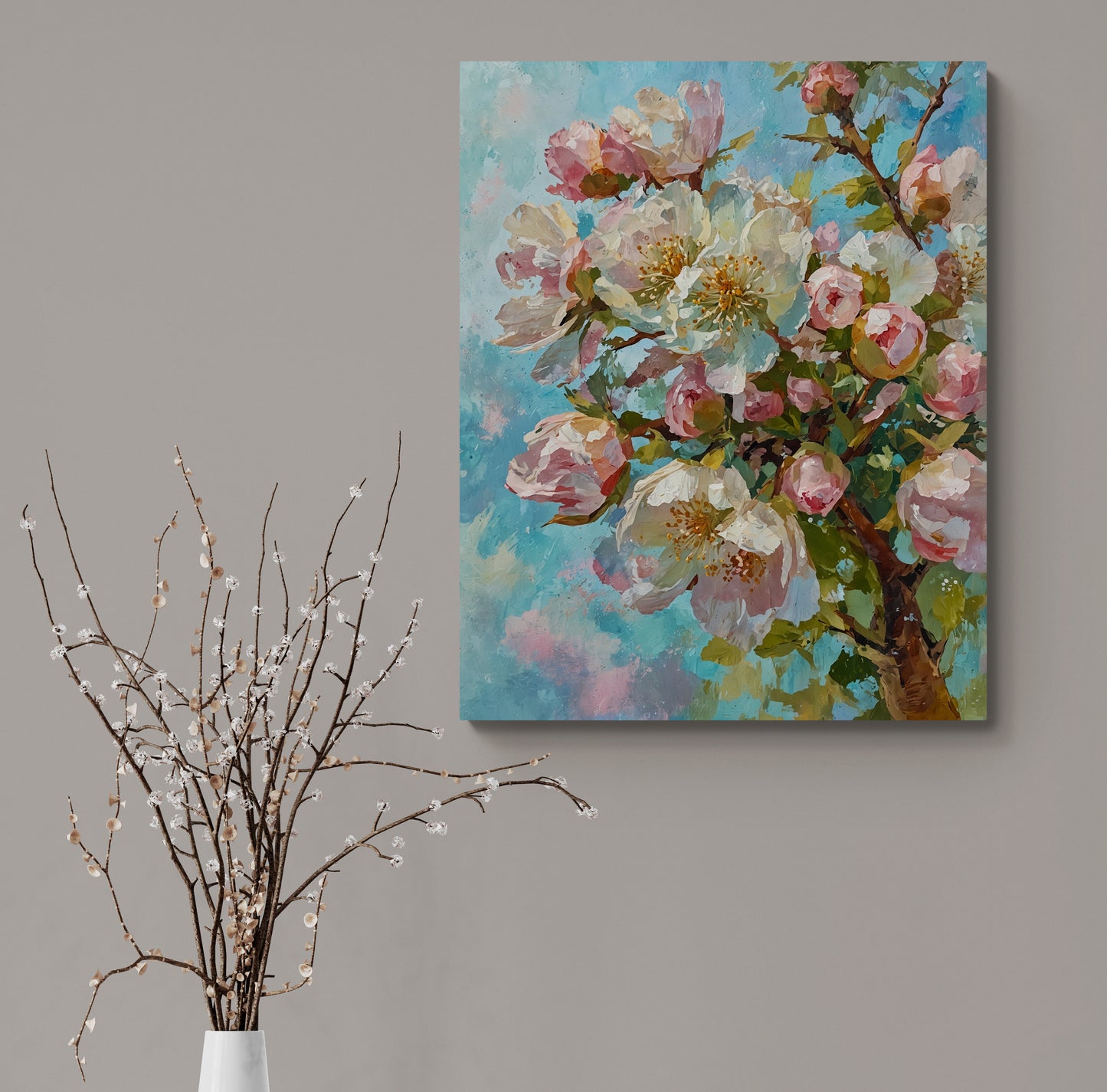 Sky Painted With Blossoms - Canvas Art