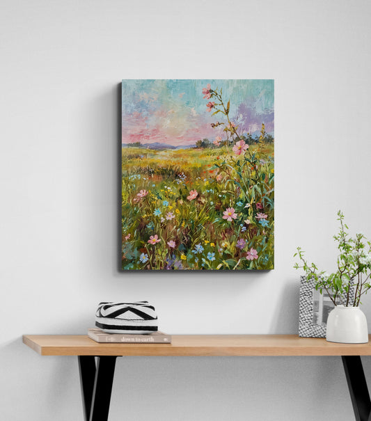 Meadow of Morning Whispers - Canvas Art