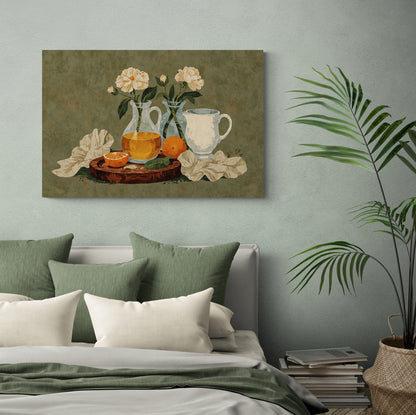 Amber Stillness - Canvas Art