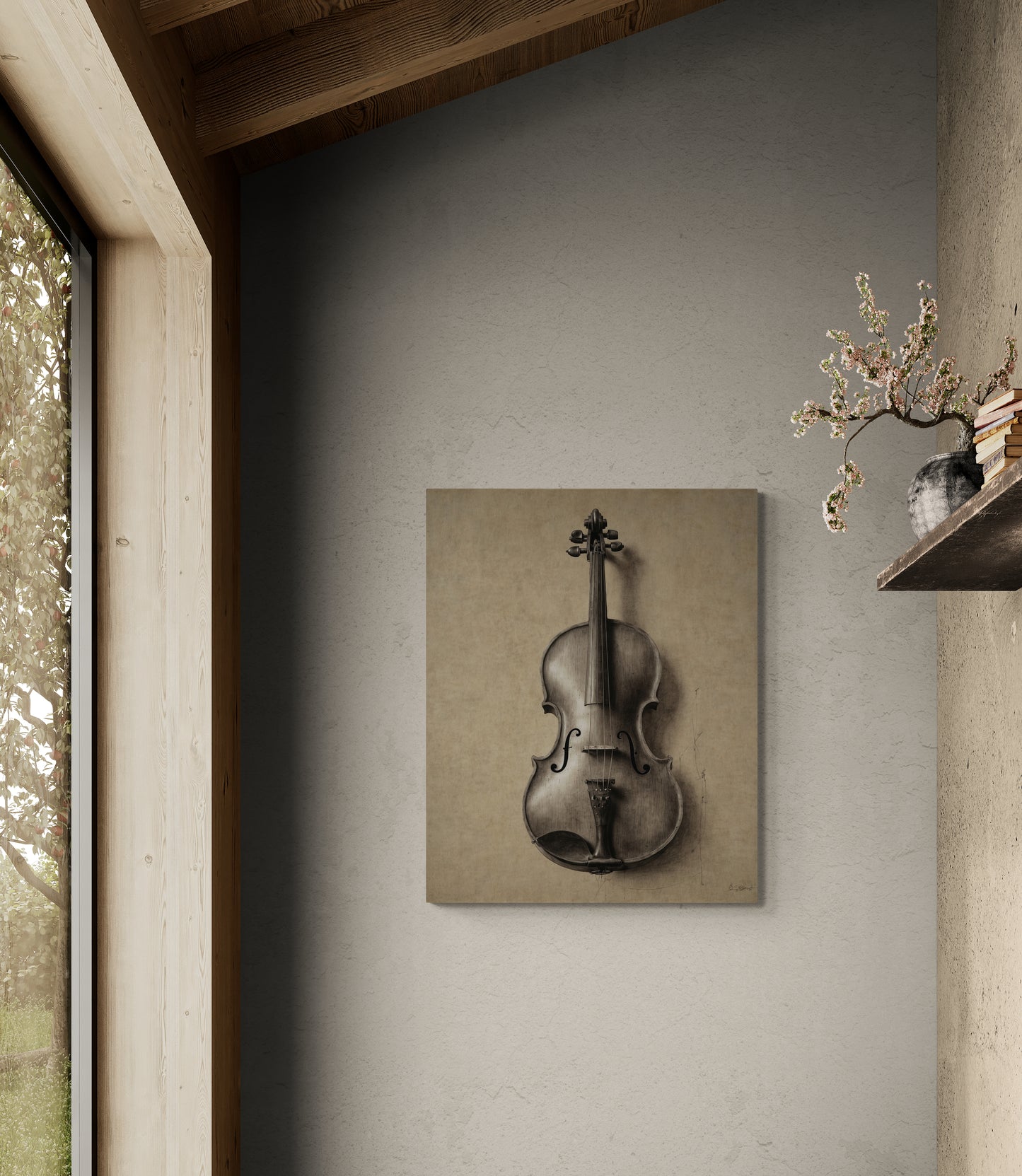 Silent String - Canvas Art