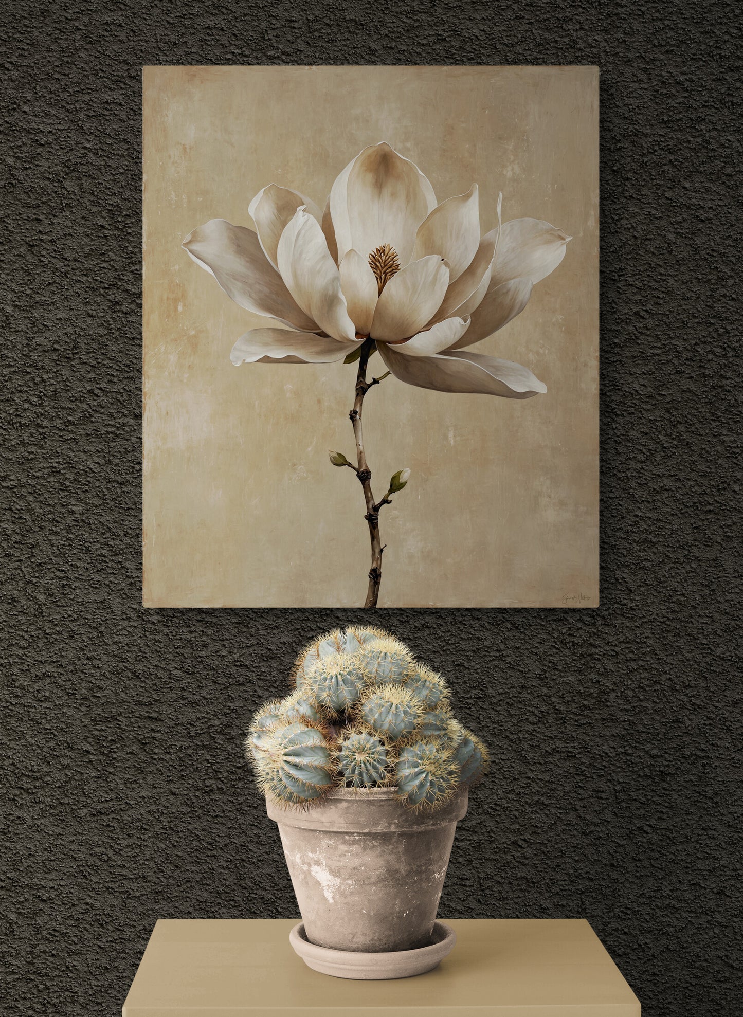 Silent Bloom - Canvas Art