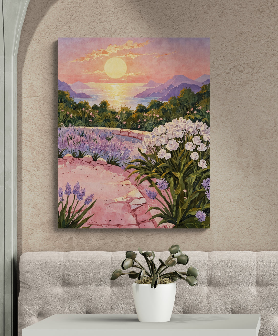 Lavender Horizon - Canvas Art