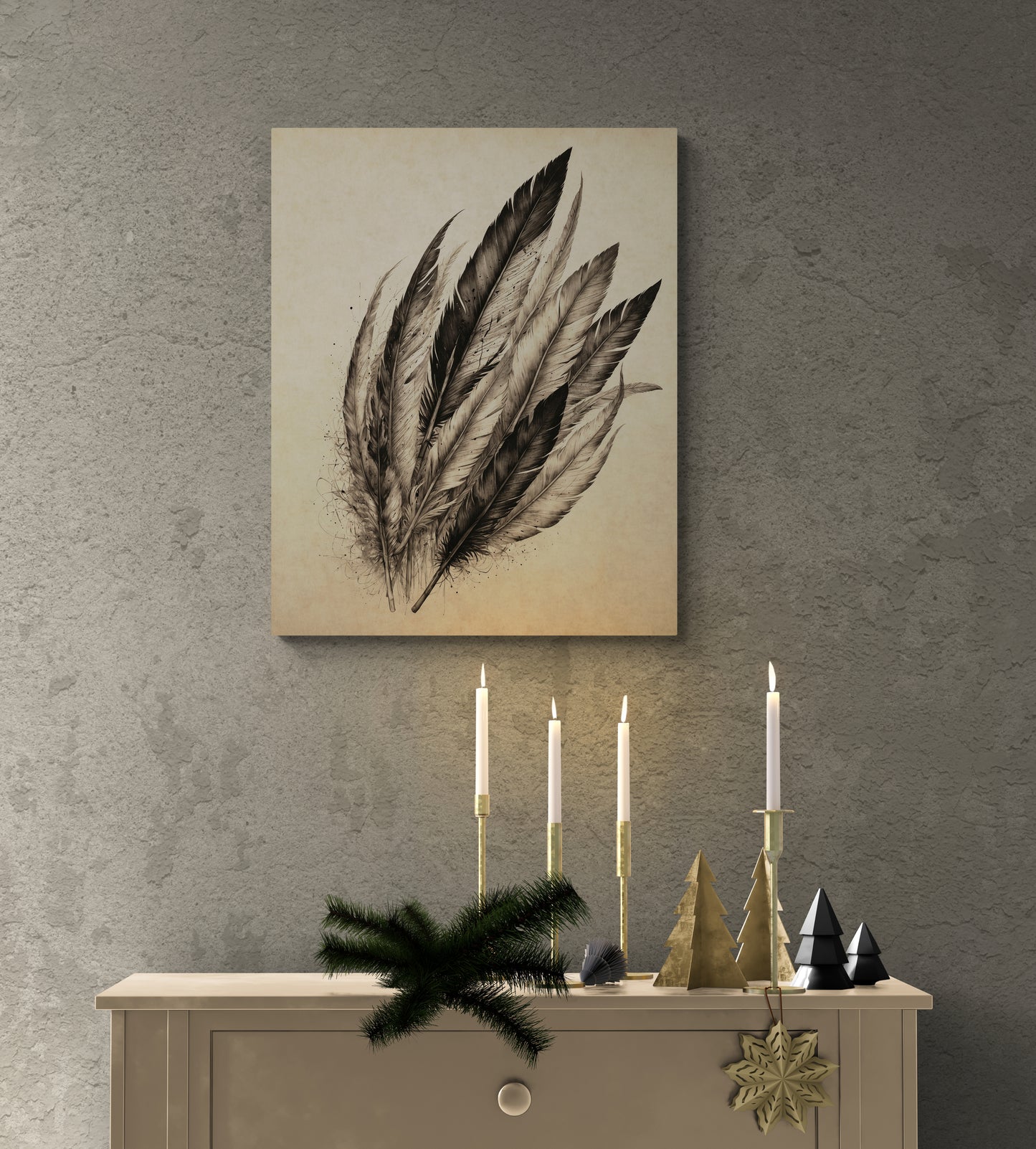 Threaded Silence - Canvas Art