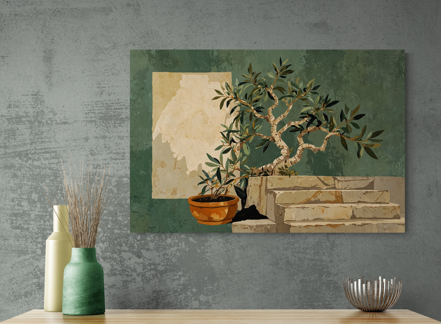 Ivory Steps - Canvas Art