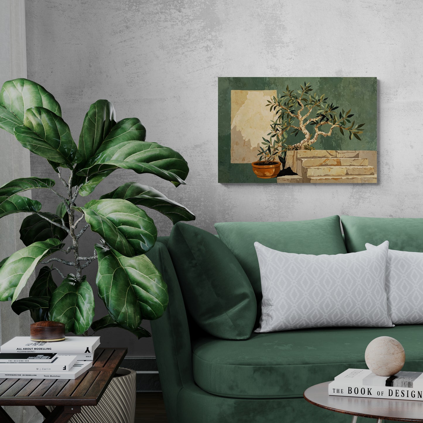 Ivory Steps - Canvas Art