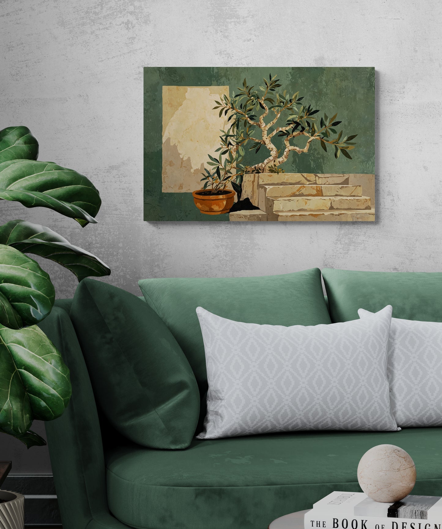 Ivory Steps - Canvas Art