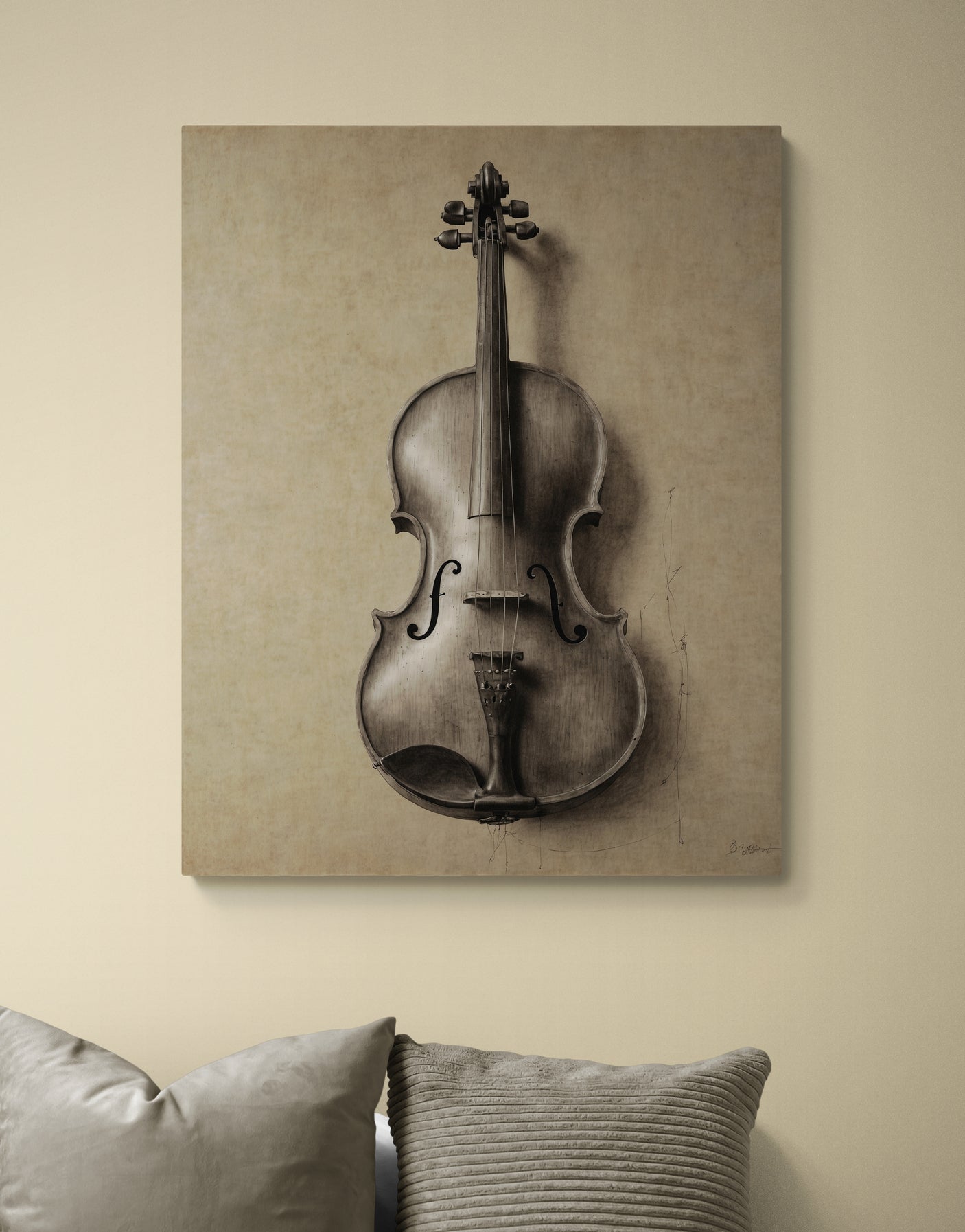 Silent String - Canvas Art