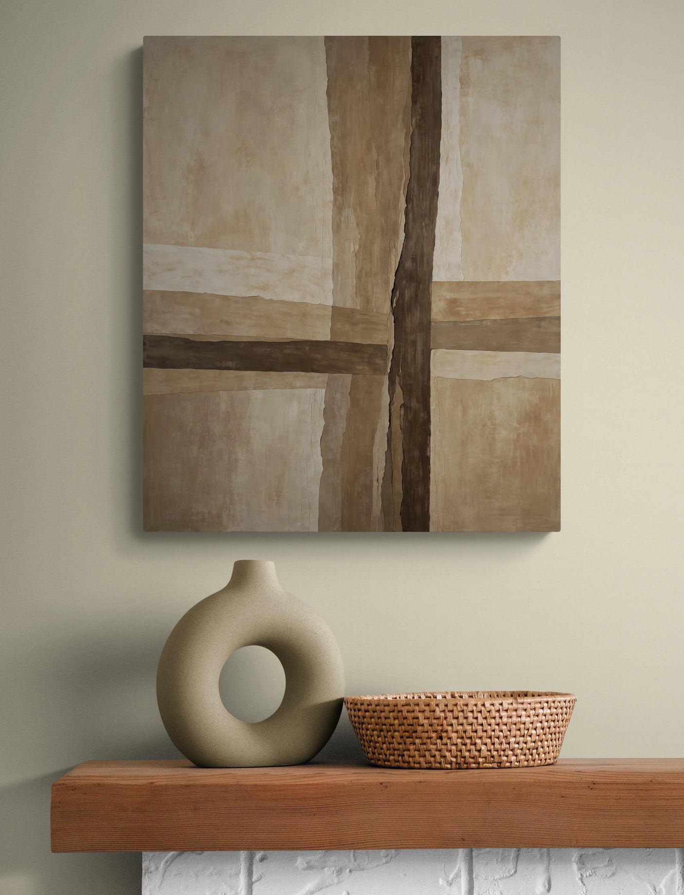 Folding Silence - Canvas Art