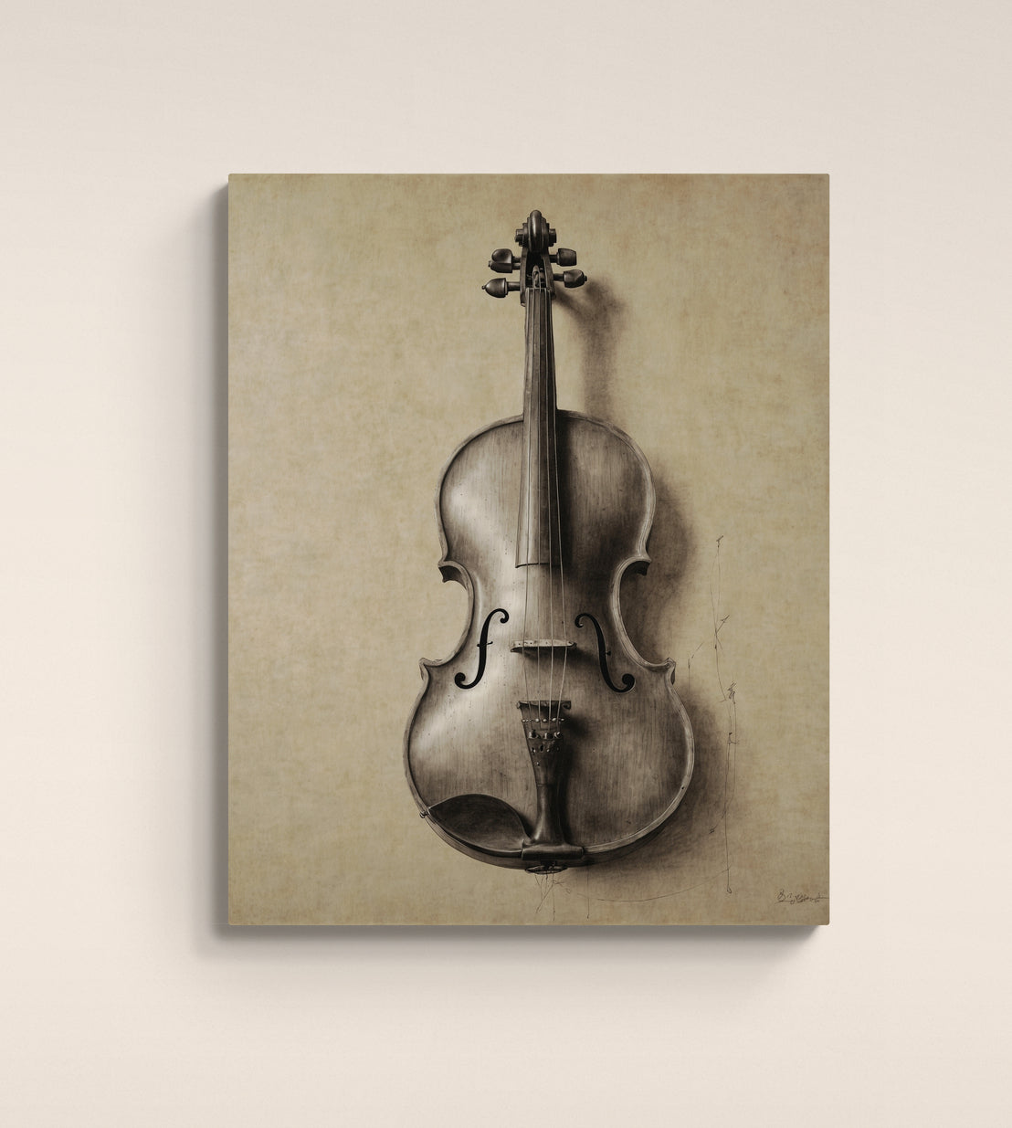 Silent String - Canvas Art