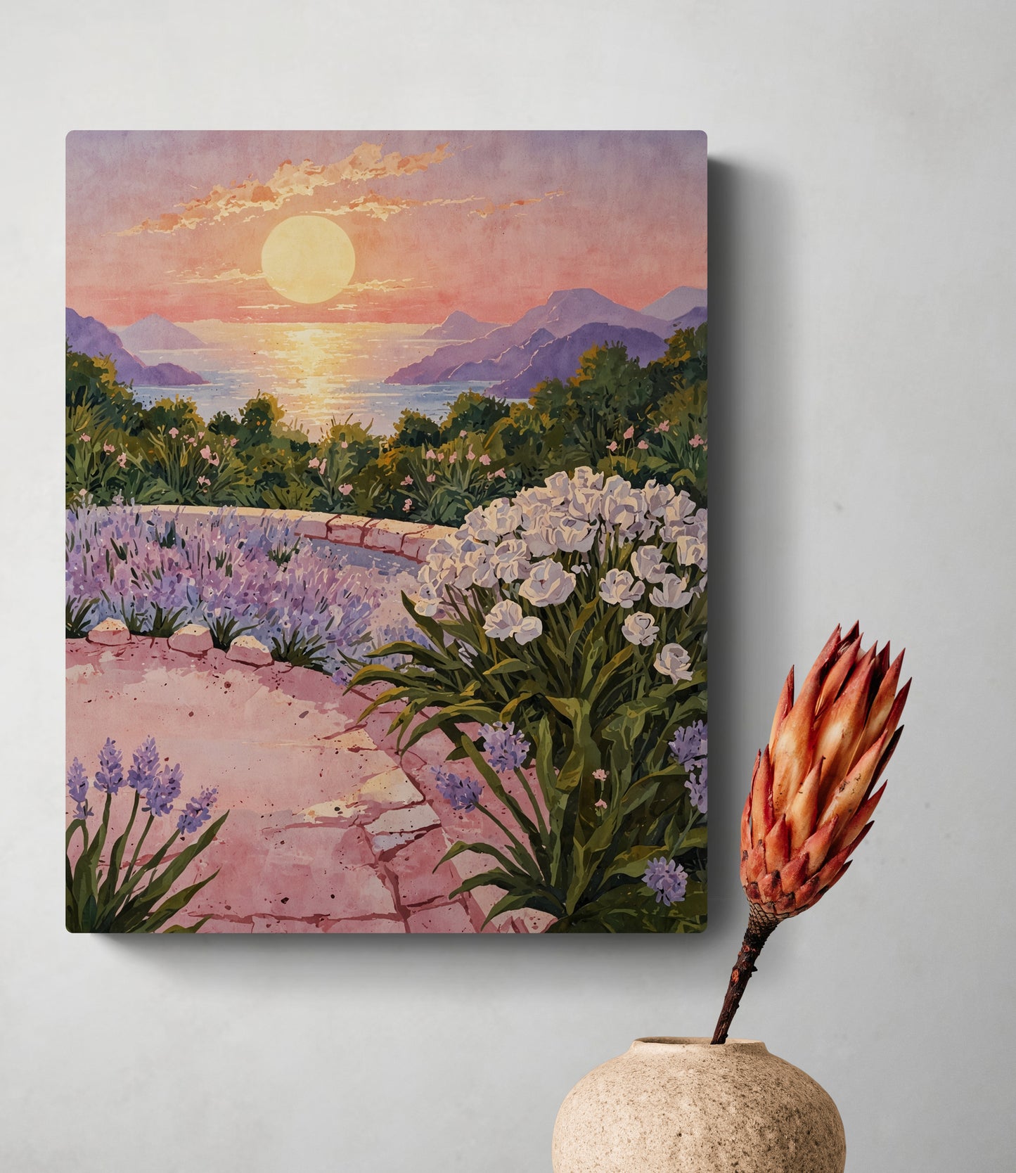 Lavender Horizon - Canvas Art