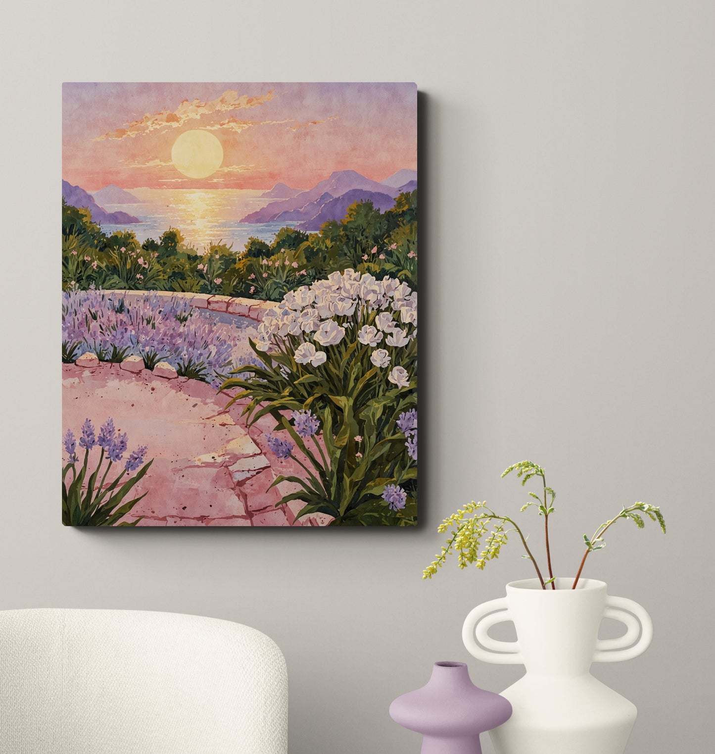 Lavender Horizon - Canvas Art