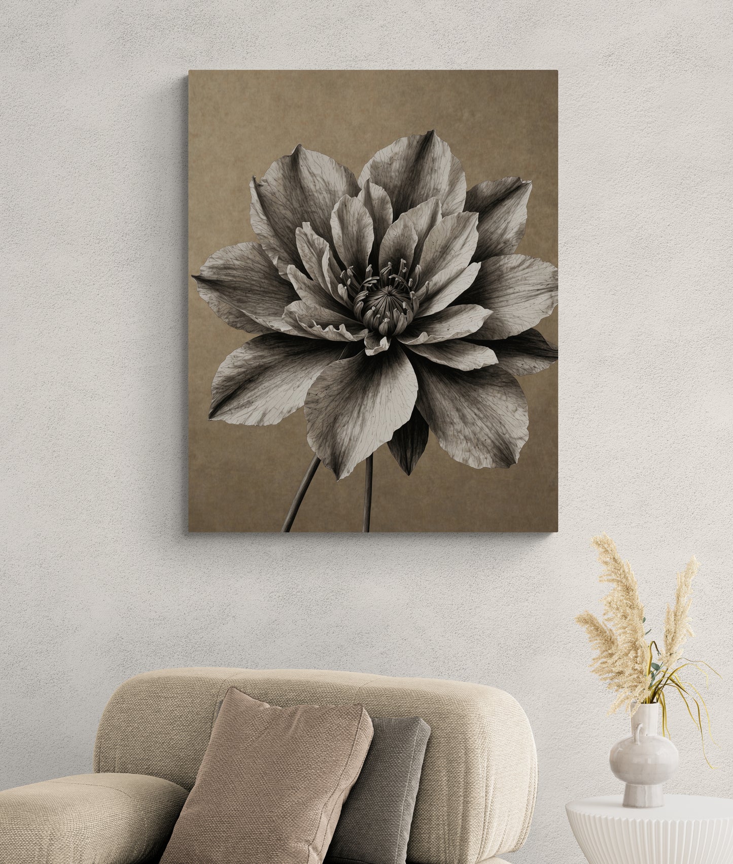 Petal Script - Canvas Art