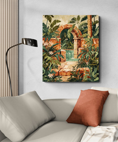 Forest Courtyard - Canvas Art