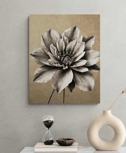 Petal Script - Canvas Art