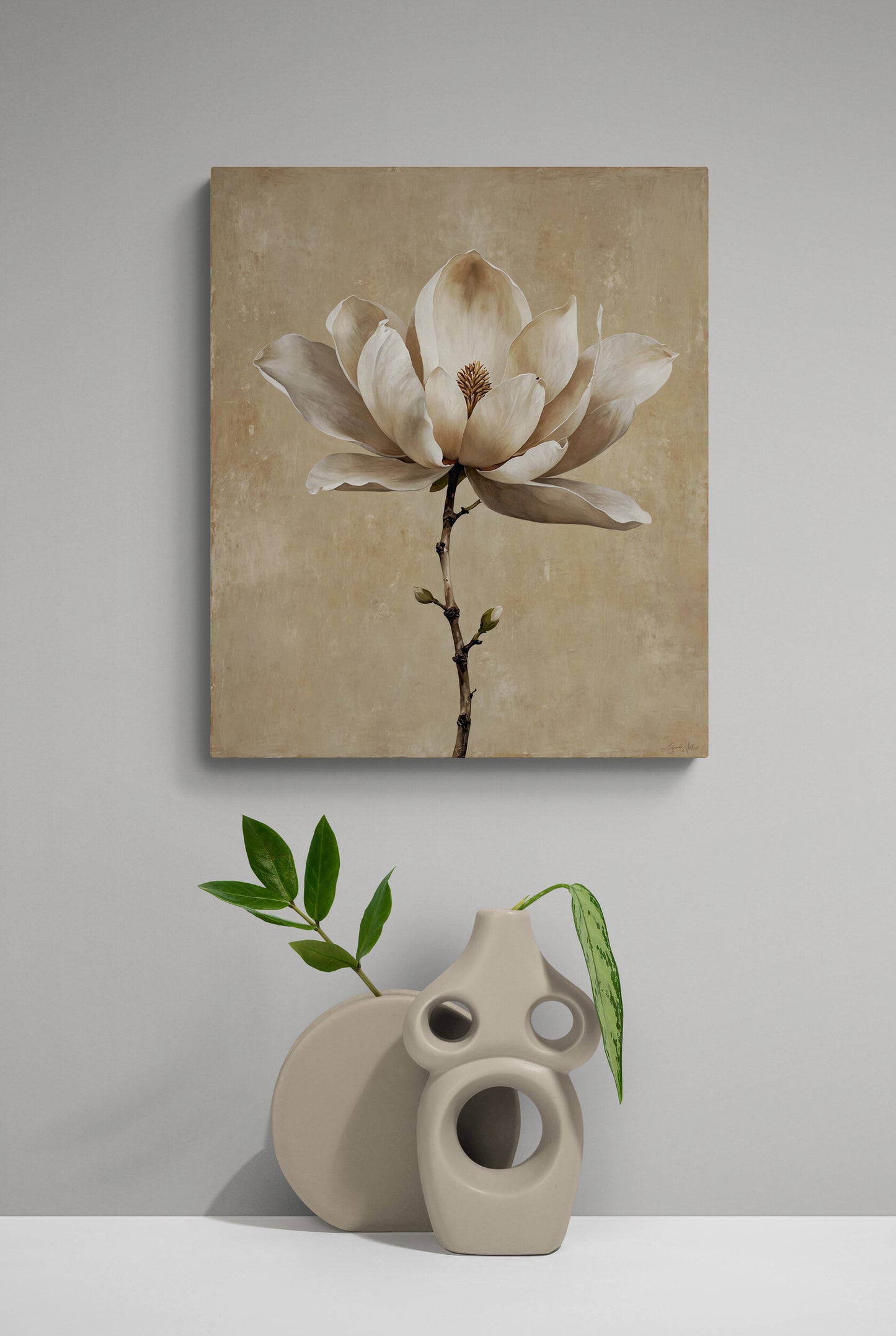Silent Bloom - Canvas Art