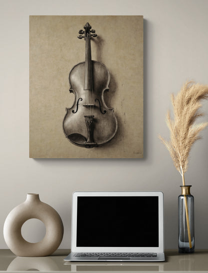 Silent String - Canvas Art