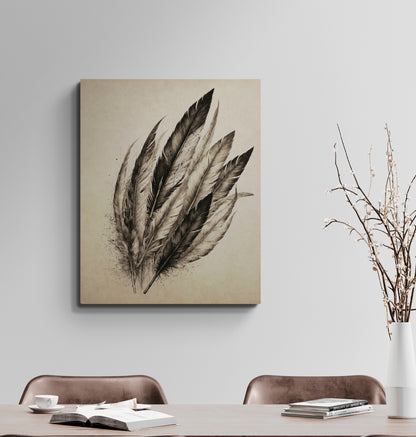 Threaded Silence - Canvas Art