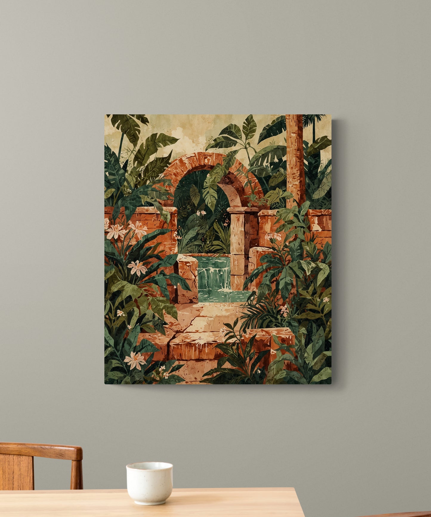 Forest Courtyard - Canvas Art
