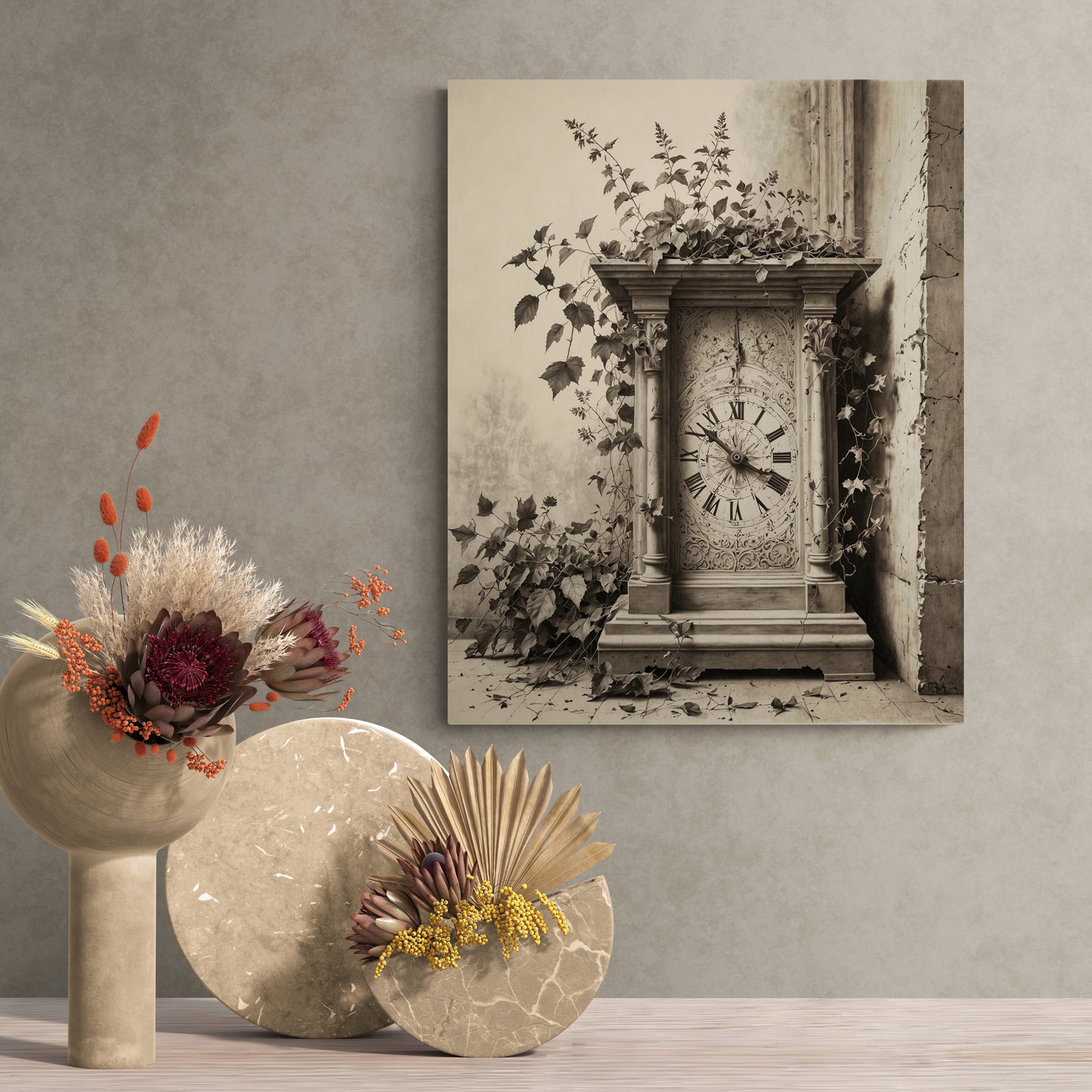 Garden Between Seconds - Canvas Art