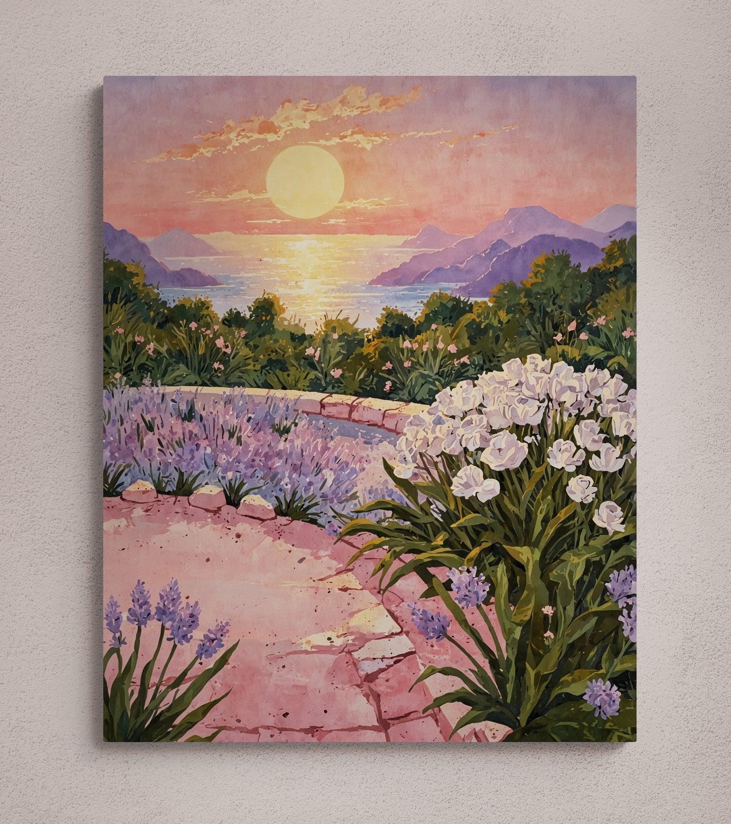 Lavender Horizon - Canvas Art
