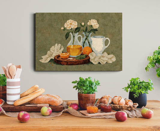 Amber Stillness - Canvas Art