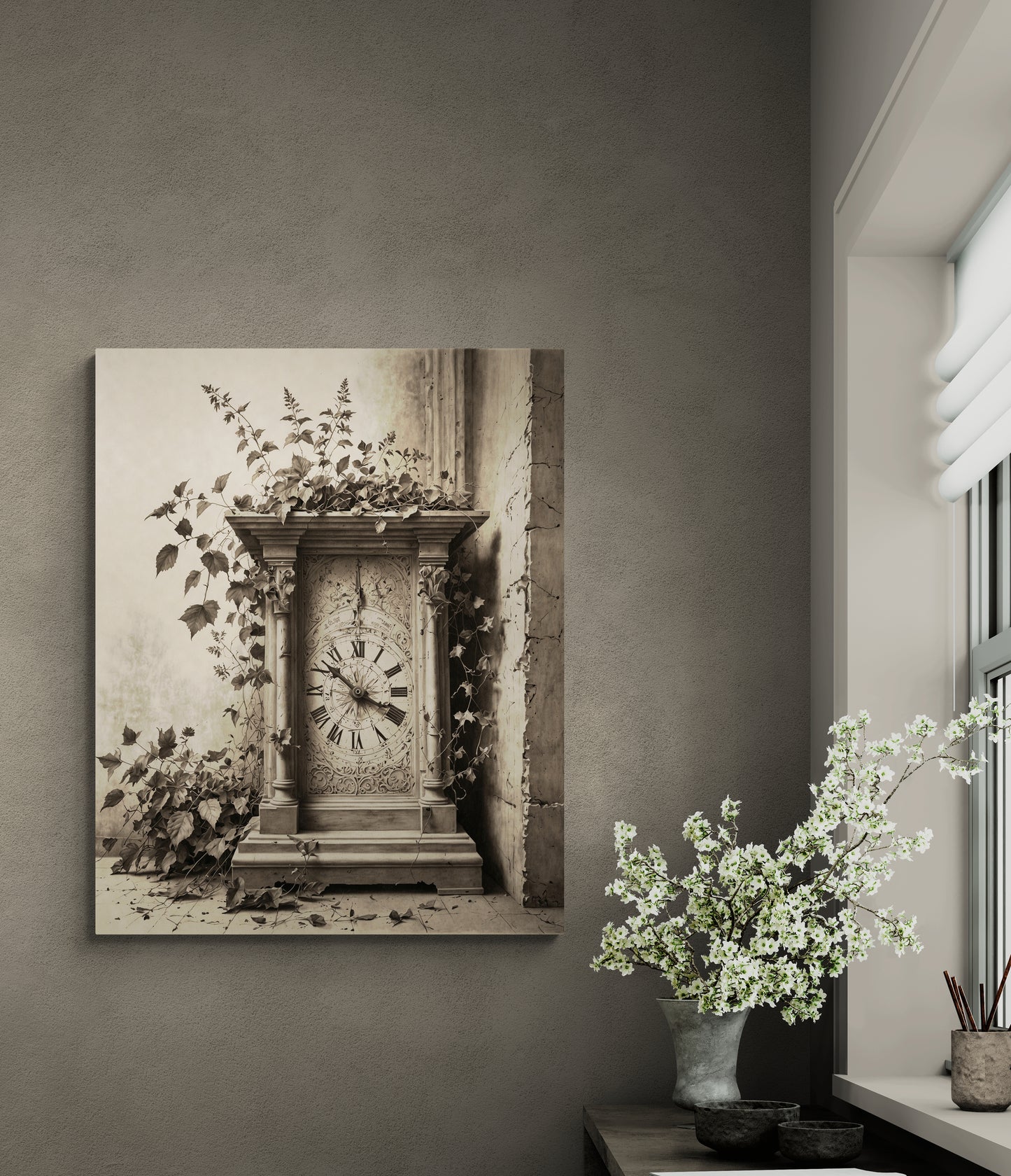 Garden Between Seconds - Canvas Art