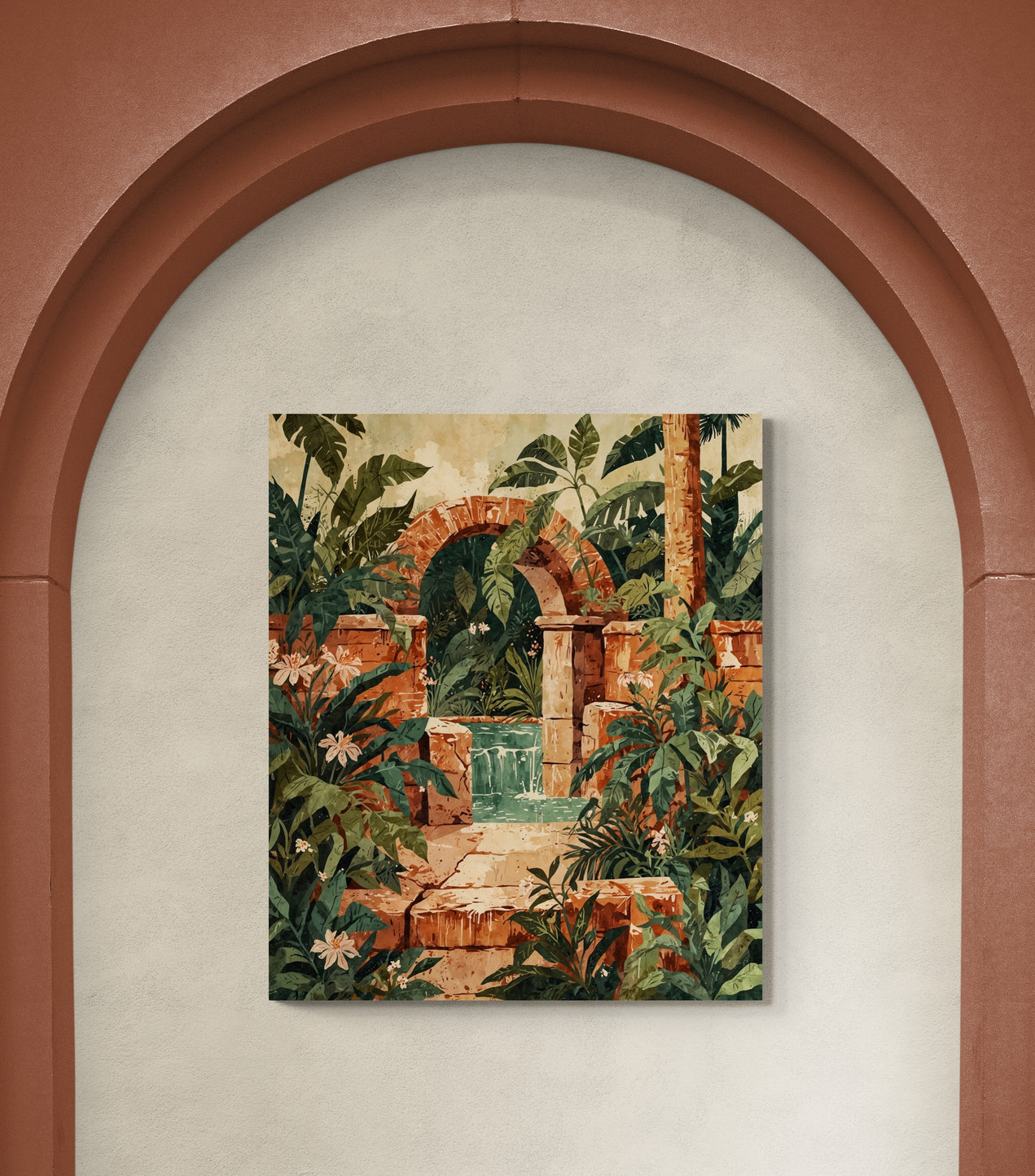 Forest Courtyard - Canvas Art