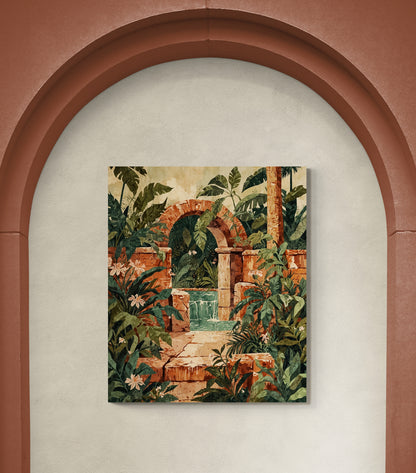 Forest Courtyard - Canvas Art