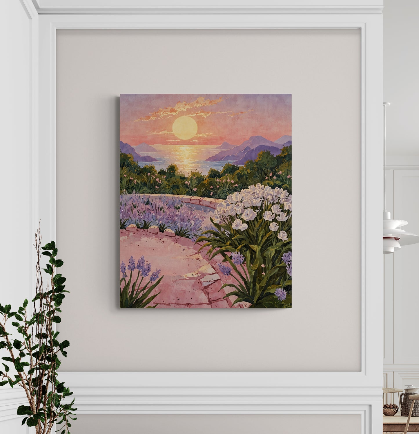 Lavender Horizon - Canvas Art