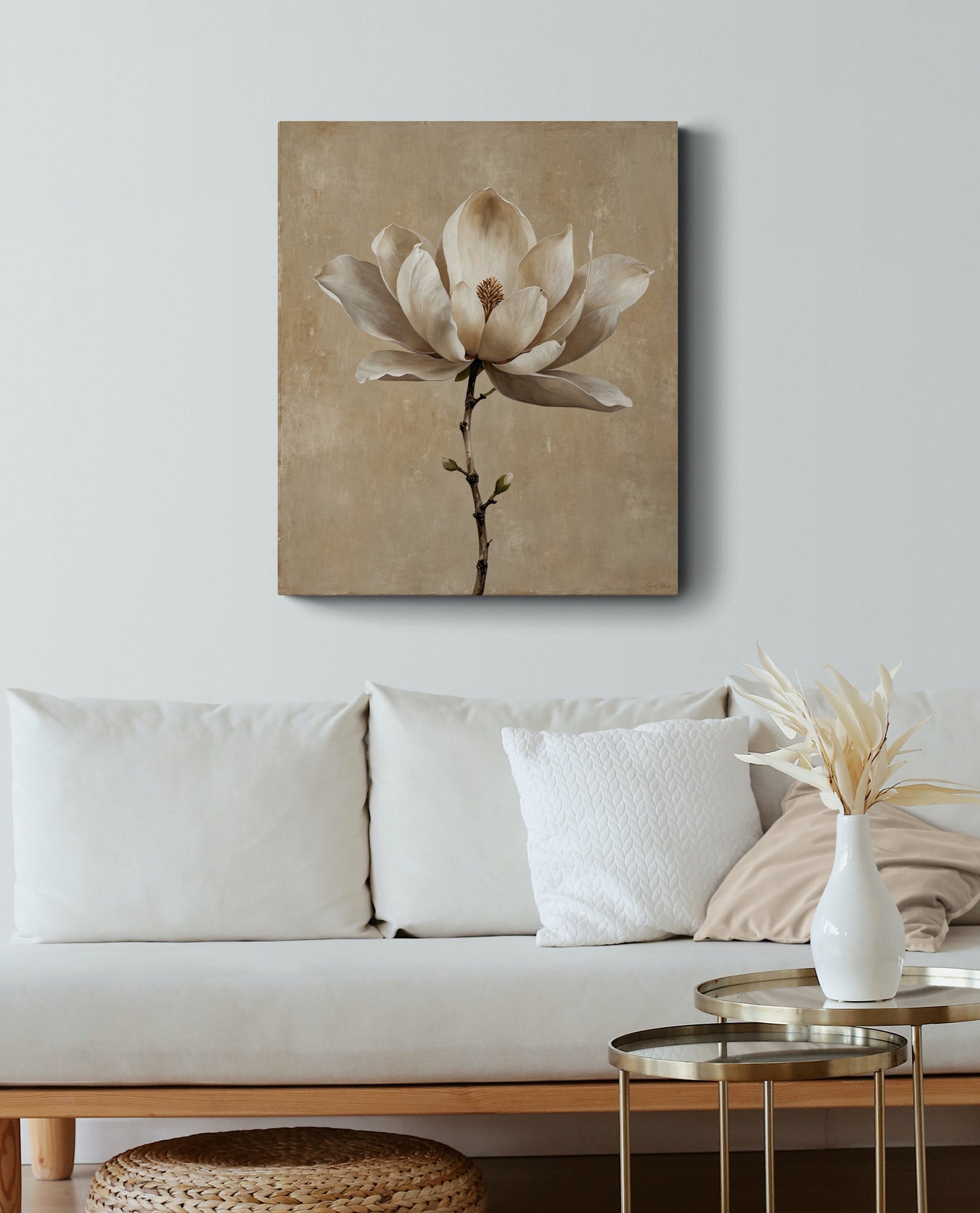 Silent Bloom - Canvas Art
