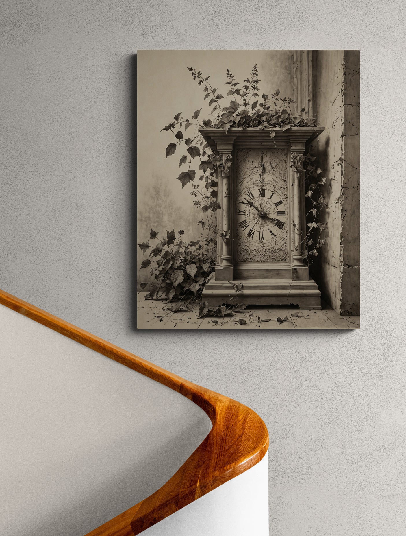 Garden Between Seconds - Canvas Art