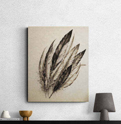 Threaded Silence - Canvas Art