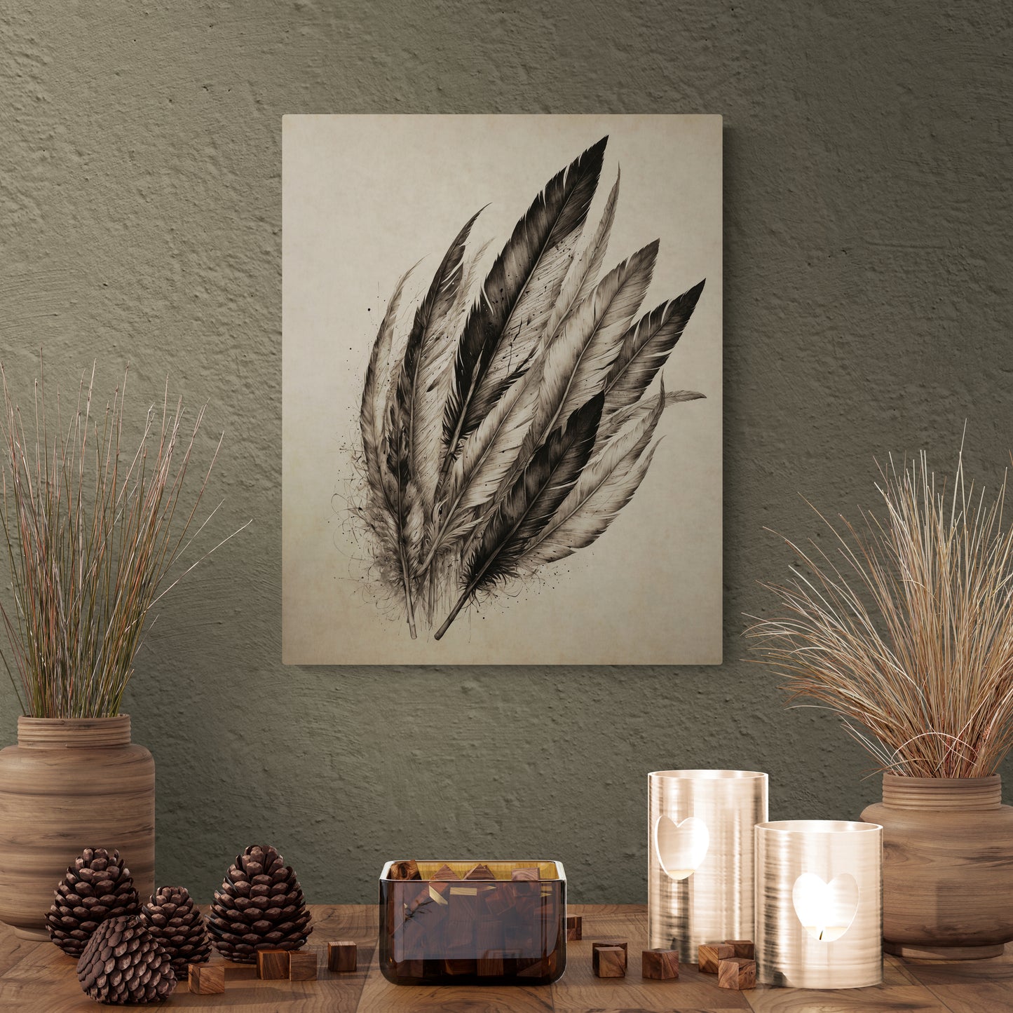 Threaded Silence - Canvas Art