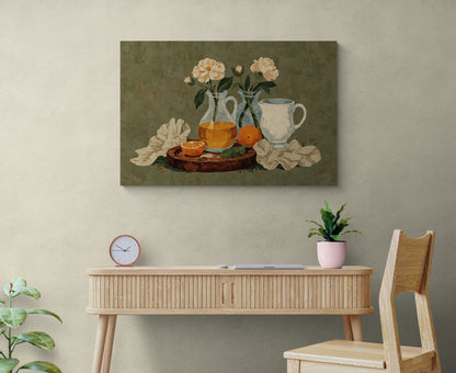 Amber Stillness - Canvas Art